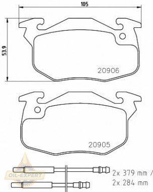 Textar Колодки тормозные дисковые TEXTAR 2090604 - Картинка 1