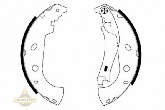 Textar Колодки тормозные барабанные TEXTAR 91053100 - Картинка 1