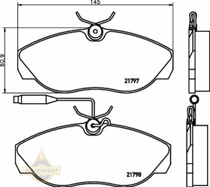Textar Колодки дискові гальмові TEXTAR 2179701 - Заображення 1