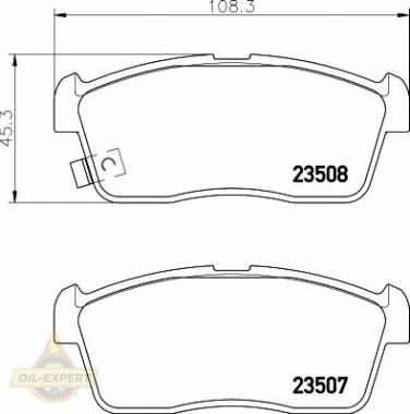 Textar Колодки дискові гальмові TEXTAR 2350801 - Заображення 1