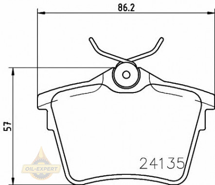 Textar Колодки дискові гальмові TEXTAR 2413501 - Заображення 1