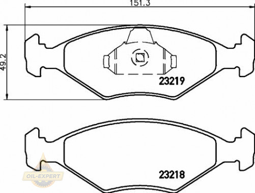 Textar Колодки дискові гальмові TEXTAR 2321901 - Заображення 1