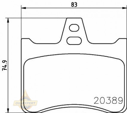 Textar Колодки тормозные дисковые TEXTAR 2038902 - Картинка 1
