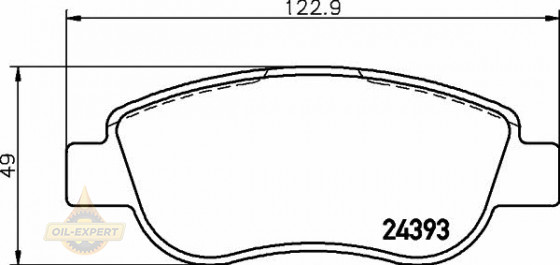 Textar Колодки тормозные дисковые TEXTAR 2439301 - Картинка 1