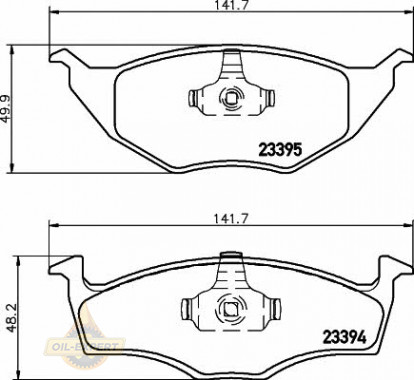Textar Колодки тормозные дисковые TEXTAR 2339402 - Картинка 1