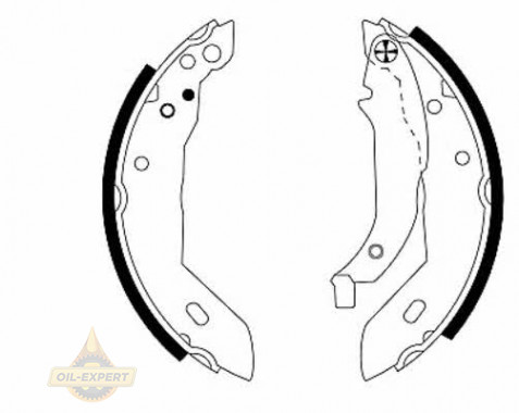 Textar Колодки тормозные барабанные TEXTAR 91031800 - Картинка 1