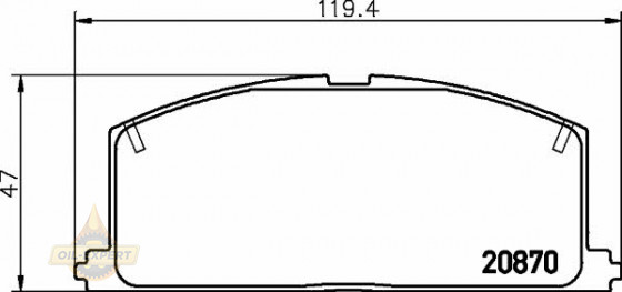 Textar Колодки тормозные дисковые TEXTAR 2087001 - Картинка 1