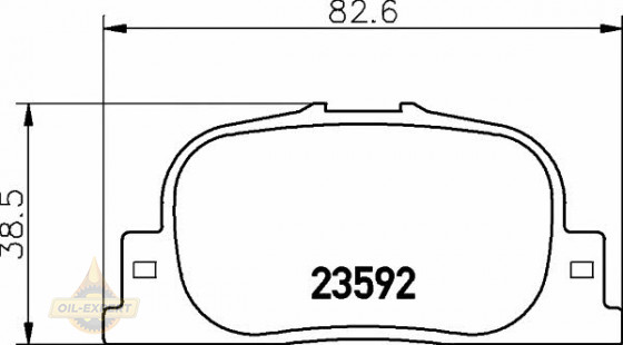 Textar Колодки тормозные дисковые TEXTAR 2359201 - Картинка 1