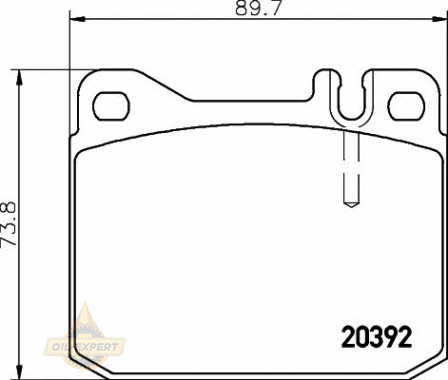 Textar Колодки тормозные дисковые TEXTAR 2039213 - Картинка 1