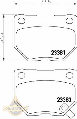 Textar Колодки тормозные дисковые TEXTAR 2338101 - Картинка 1
