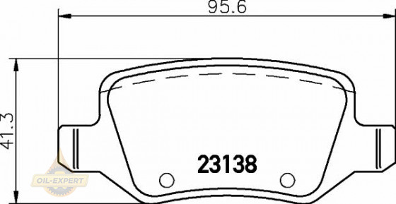 Textar Колодки дискові гальмові TEXTAR 2313803 - Заображення 1