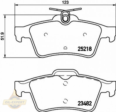 Textar Колодки тормозные дисковые TEXTAR 2521801 - Картинка 1