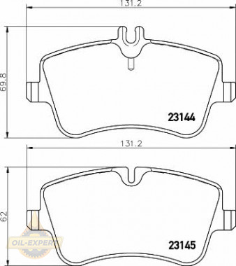Textar Колодки тормозные дисковые TEXTAR 2314482 - Картинка 1