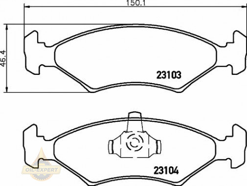 Textar Колодки тормозные дисковые TEXTAR 2310301 - Картинка 1