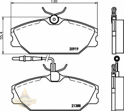 Textar Колодки тормозные дисковые TEXTAR 2138802 - Картинка 1
