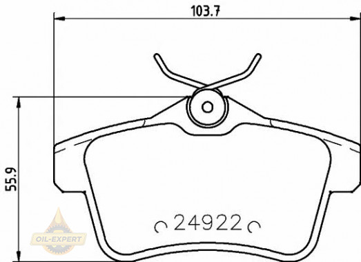Textar Колодки тормозные дисковые TEXTAR 2492201 - Картинка 1
