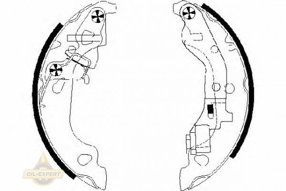 Textar Колодки тормозные барабанные TEXTAR 91054300 - Картинка 1