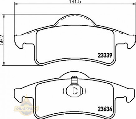 Textar Колодки тормозные дисковые TEXTAR 2333901 - Картинка 1
