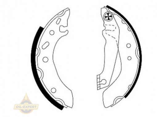 Textar Колодки тормозные барабанные TEXTAR 91043700 - Картинка 1