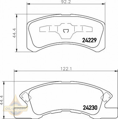 Textar Колодки тормозные дисковые TEXTAR 2422901 - Картинка 1