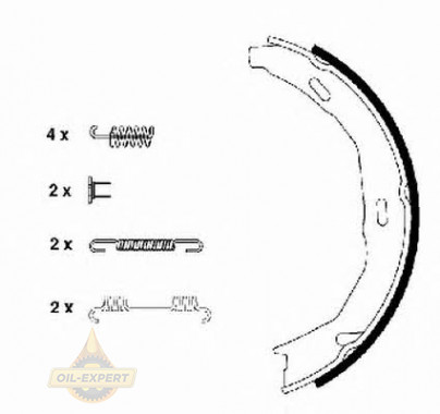 Textar Колодки тормозные барабанные TEXTAR 91066900 - Картинка 1