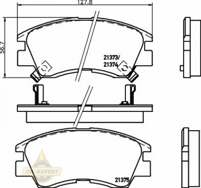 Textar Колодки тормозные дисковые TEXTAR 2137301 - Картинка 1