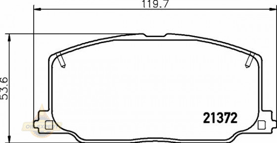 Textar Колодки дискові гальмові TEXTAR 2137201 - Заображення 1