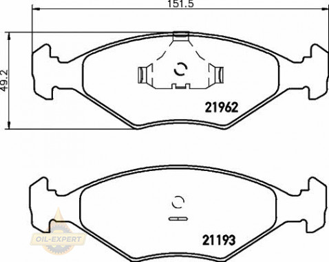 Textar Колодки тормозные дисковые TEXTAR 2196201 - Картинка 1