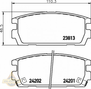Textar Колодки тормозные дисковые TEXTAR 2381301 - Картинка 1