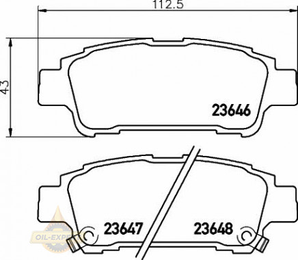 Textar Колодки дискові гальмові TEXTAR 2364601 - Заображення 1