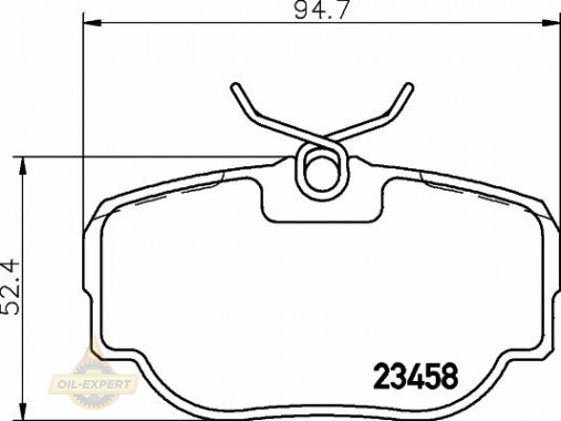 Textar Колодки тормозные дисковые TEXTAR 2345801 - Картинка 1