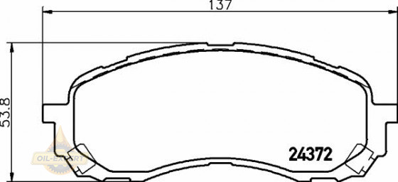 Textar Колодки тормозные дисковые TEXTAR 2437201 - Картинка 1