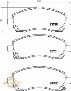 Textar Колодки тормозные дисковые TEXTAR 2378001 - Картинка 1