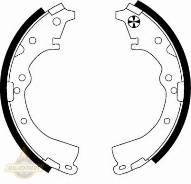 Textar Колодки тормозные барабанные TEXTAR 91051100 - Картинка 1