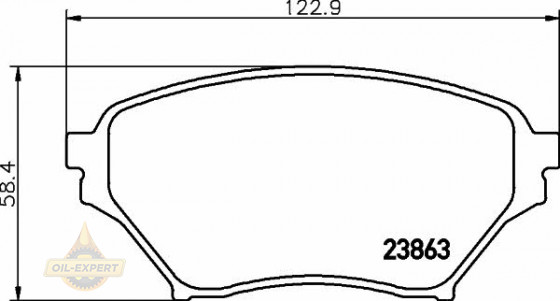 Textar Колодки тормозные дисковые TEXTAR 2386301 - Картинка 1