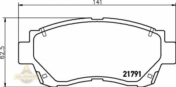 Textar Колодки дискові гальмові TEXTAR 2179101 - Заображення 1