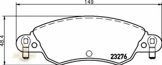 Textar Колодки дискові гальмові TEXTAR 2327601 - Заображення 1