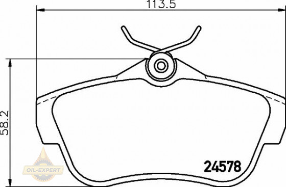 Textar Колодки дискові гальмові TEXTAR 2457801 - Заображення 1