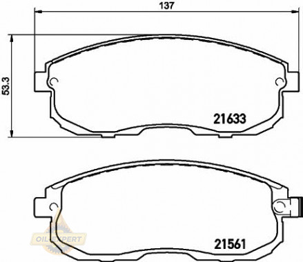 Textar Колодки тормозные дисковые TEXTAR 2163301 - Картинка 1