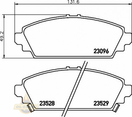 Textar Колодки тормозные дисковые TEXTAR 2309601 - Картинка 1