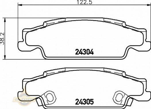 Textar Колодки тормозные дисковые TEXTAR 2430401 - Картинка 1