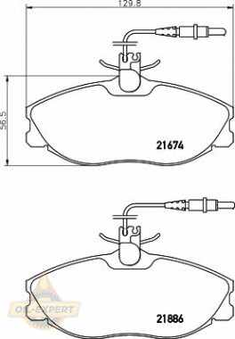 Textar Колодки тормозные дисковые TEXTAR 2167403 - Картинка 1
