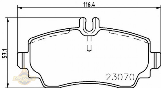 Textar Колодки тормозные дисковые TEXTAR 2307005 - Картинка 1