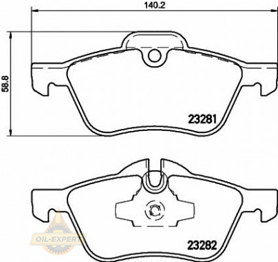 Textar Колодки тормозные дисковые TEXTAR 2328101 - Картинка 1