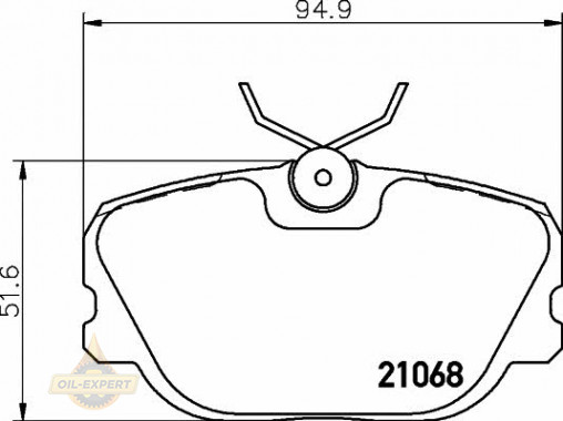Textar Колодки тормозные дисковые TEXTAR 2106804 - Картинка 1