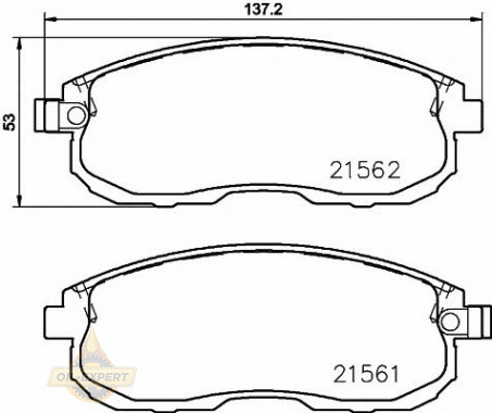 Textar Колодки тормозные дисковые TEXTAR 2156203 - Картинка 1