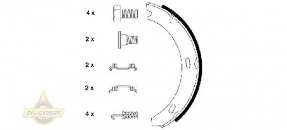 Textar Колодки тормозные барабанные TEXTAR 91044500 - Картинка 1