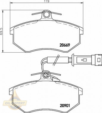 Textar Колодки тормозные дисковые TEXTAR 2066922 - Картинка 1