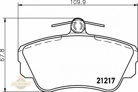 Textar Колодки тормозные дисковые TEXTAR 2121702 - Картинка 1