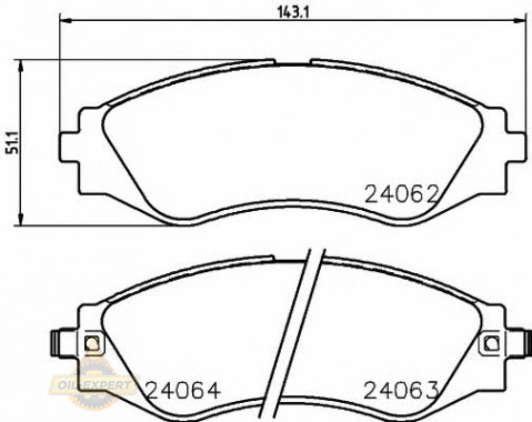 Textar Колодки тормозные дисковые TEXTAR 2406201 - Картинка 1